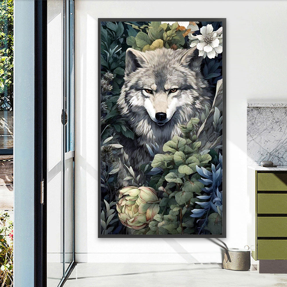AB Diamond Painting - Full Round - Wolf (40*70CM)