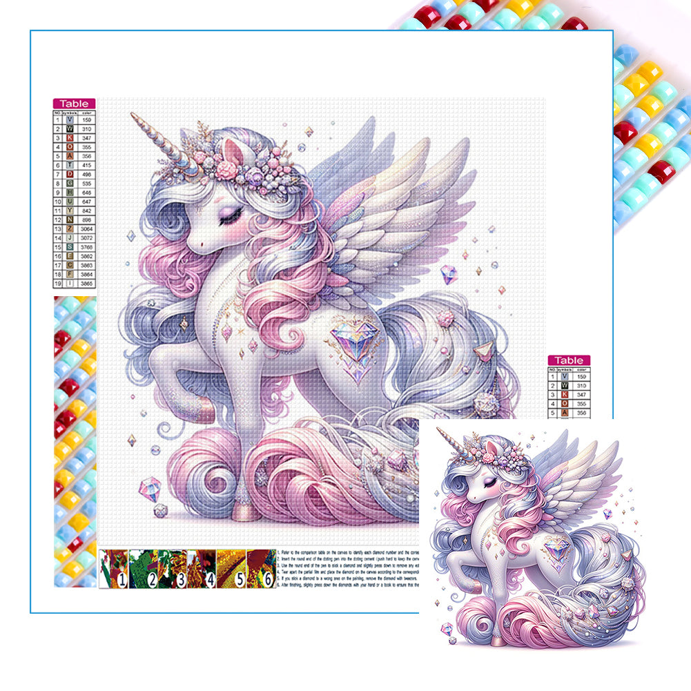 Diamond Painting - Full Square - unicorn (30*30CM)