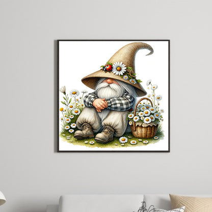Diamond Painting - Full Square - spring gnome gardener (40*40CM)