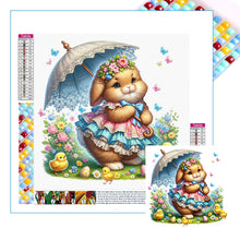Load image into Gallery viewer, Diamond Painting - Full Square - spring garden rabbit (40*40CM)
