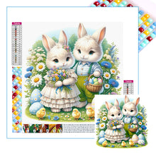 Load image into Gallery viewer, Diamond Painting - Full Square - spring garden rabbit (40*40CM)
