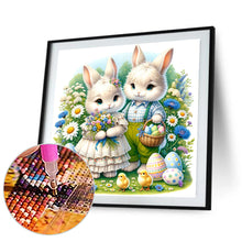 Load image into Gallery viewer, Diamond Painting - Full Square - spring garden rabbit (40*40CM)
