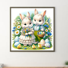 Load image into Gallery viewer, Diamond Painting - Full Square - spring garden rabbit (40*40CM)

