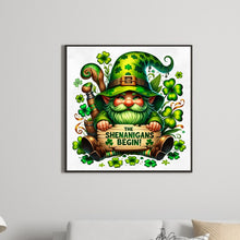 Load image into Gallery viewer, Diamond Painting - Full Square - St. Patrick&#39;s Day Gnome (40*40CM)
