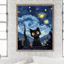 Load image into Gallery viewer, Diamond Painting - Full Square - star cat (40*50CM)
