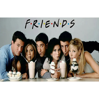 Diamond Painting - Full Round - friends (85*55CM)