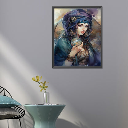 Diamond Painting - Full Round - girl (40*50CM)