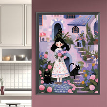 Load image into Gallery viewer, AB Diamond Painting - Full Round - little girl (50*60CM)

