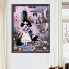 Load image into Gallery viewer, AB Diamond Painting - Full Round - little girl (50*60CM)
