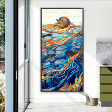 Load image into Gallery viewer, AB Diamond Painting - Full Round - Fox reflection in water (40*80CM)
