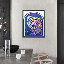 Load image into Gallery viewer, AB Diamond Painting - Full Round - glass art window grilles (40*50CM)
