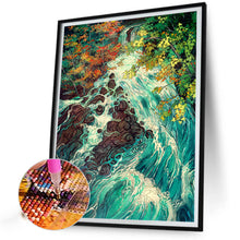 Load image into Gallery viewer, AB Diamond Painting - Full Round - Wonderful scenery in the woods (40*50CM)

