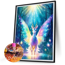 Load image into Gallery viewer, Diamond Painting - Full Round - Elf Deer in Forest Lake (30*40CM)

