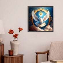 Load image into Gallery viewer, Diamond Painting - Full Round - white dove of heaven (30*30CM)
