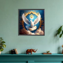 Load image into Gallery viewer, Diamond Painting - Full Round - white dove of heaven (30*30CM)
