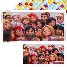 Load image into Gallery viewer, Diamond Painting - Full Square - disney character princess (100*50CM)
