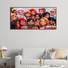 Load image into Gallery viewer, Diamond Painting - Full Square - disney character princess (100*50CM)
