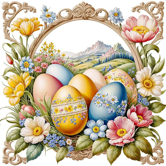 Diamond Painting - Full Round - Easter egg (30*30CM)