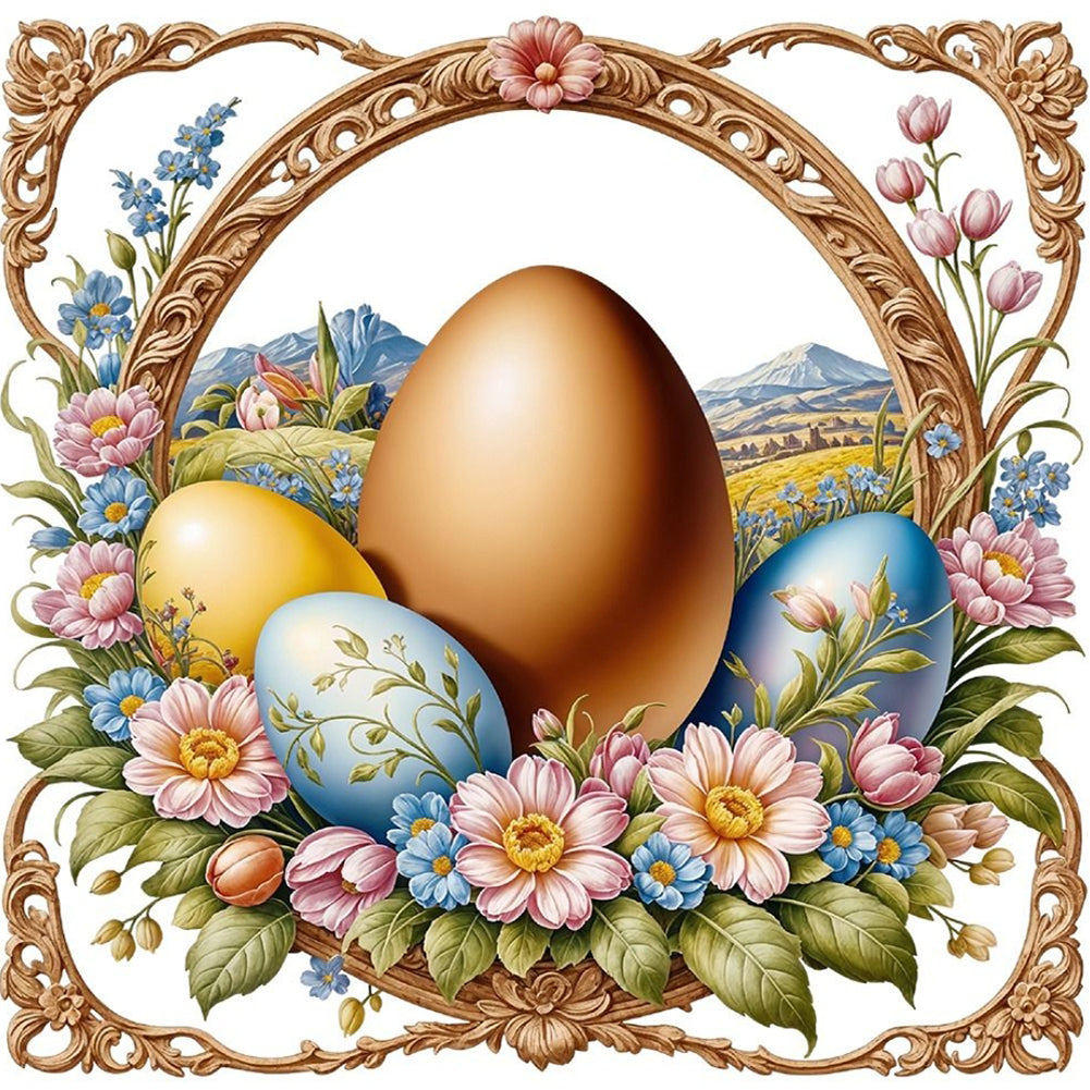 Diamond Painting - Full Round - Easter egg (30*30CM)