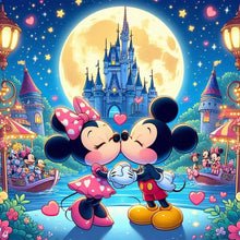 Load image into Gallery viewer, Diamond Painting - Full Round - Mickey and Minnie (30*30CM)
