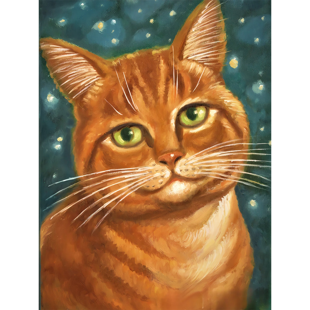 Diamond Painting - Full Round - fat cat (30*40CM)