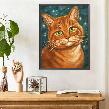 Diamond Painting - Full Round - fat cat (30*40CM)