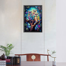 Load image into Gallery viewer, Diamond Painting - Full Round - owl (30*45CM)

