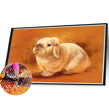 Diamond Painting - Full Round - rabbit (40*30CM)