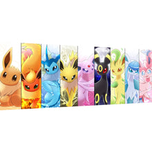 Load image into Gallery viewer, Diamond Painting - Full Round - Pokemon evolution (100*40CM)
