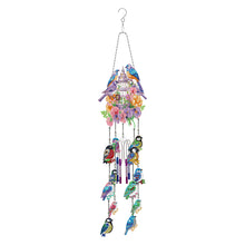 Load image into Gallery viewer, Double Side Wind Chime Diamond Art Hanging Pendant for Home Decor (Flower Bird)
