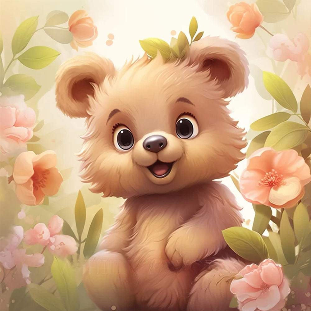 Diamond Painting - Full Round - bear (30*30CM)
