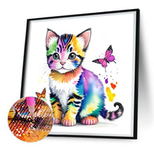 Load image into Gallery viewer, Diamond Painting - Full Round - kitten (30*30CM)
