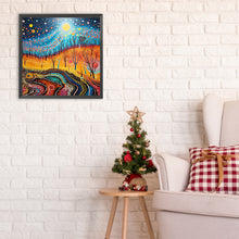 Load image into Gallery viewer, Diamond Painting - Full Round - Road under the moon (30*30CM)
