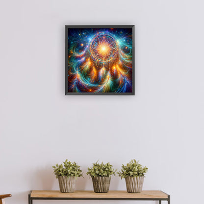 Diamond Painting - Full Round - Fantasy Star Dream Catcher (30*30CM)