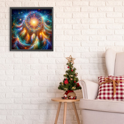 Diamond Painting - Full Round - Fantasy Star Dream Catcher (30*30CM)