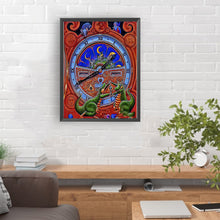 Load image into Gallery viewer, Diamond Painting - Full Round - Two green dinosaurs (30*40CM)
