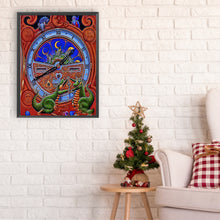 Load image into Gallery viewer, Diamond Painting - Full Round - Two green dinosaurs (30*40CM)
