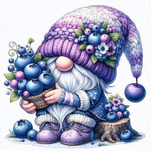 Load image into Gallery viewer, Diamond Painting - Full Round - Grape Gnome (30*30CM)
