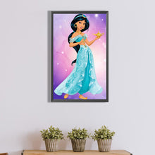 Load image into Gallery viewer, Diamond Painting - Full Round - princess jasmine (30*50CM)
