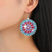 Load image into Gallery viewer, 8 Pairs Double Sided Diamond Painting DIY Earring Making Kit for Women Girls (2)
