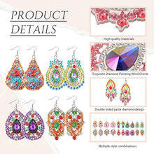 Load image into Gallery viewer, 10 Pairs Double Sided Diamond Painting Earrings Gift for Women Girls (Style 4)

