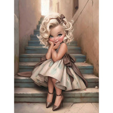 Load image into Gallery viewer, Diamond Painting - Full Round - little girl (30*40CM)
