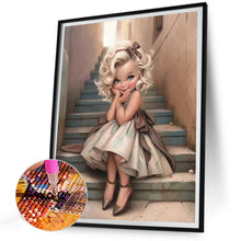 Load image into Gallery viewer, Diamond Painting - Full Round - little girl (30*40CM)
