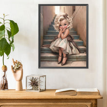 Load image into Gallery viewer, Diamond Painting - Full Round - little girl (30*40CM)
