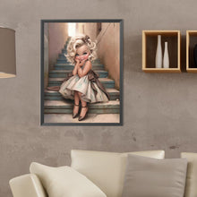 Load image into Gallery viewer, Diamond Painting - Full Round - little girl (30*40CM)
