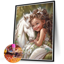 Load image into Gallery viewer, Diamond Painting - Full Round - little girl (40*50CM)
