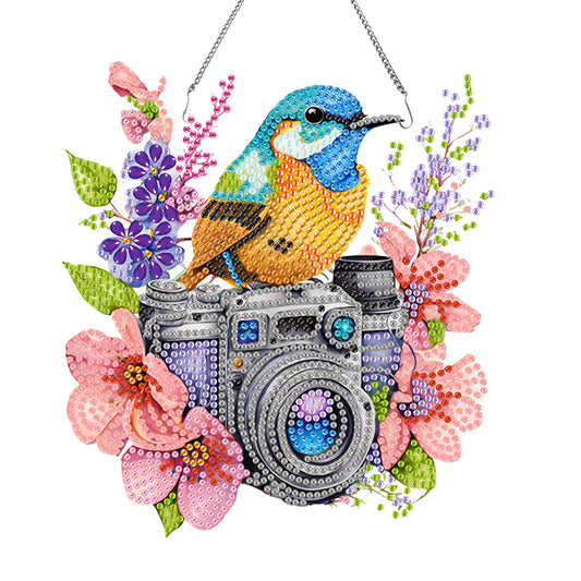 Single Side Special Shape Diamond Painting Hanging Pendant for Home Wall Decor