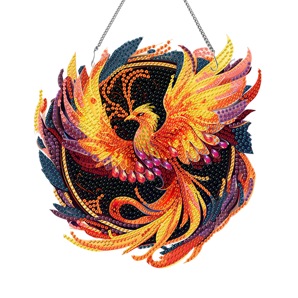 Single Side Special Shape Diamond Painting Hanging Pendant for Home Wall Decor