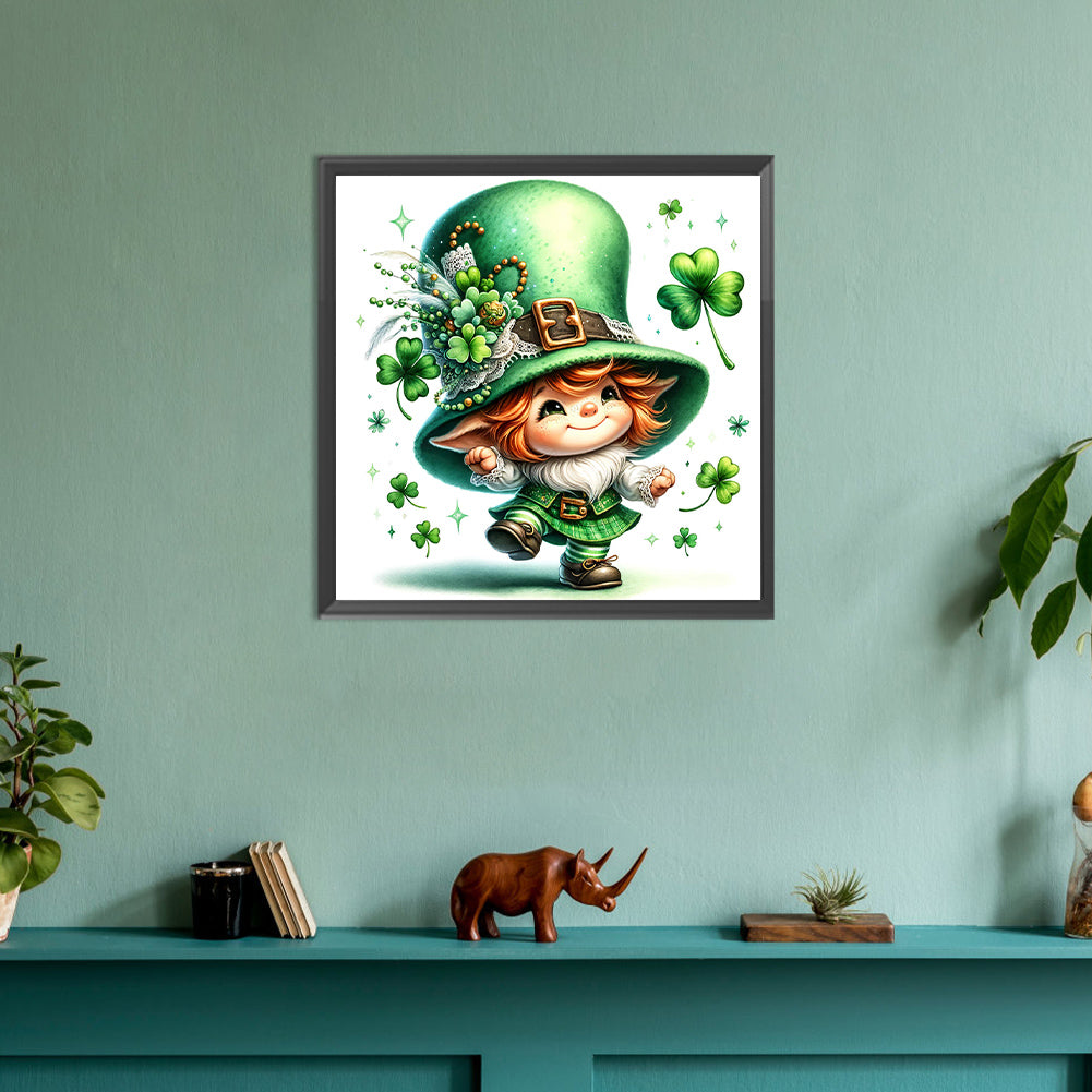 Diamond Painting - Full Round - Four-leaf clover spirit (30*30CM)