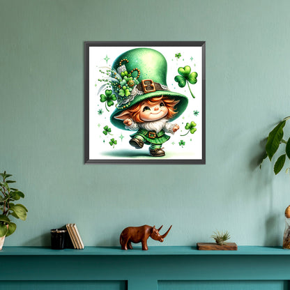 Diamond Painting - Full Round - Four-leaf clover spirit (30*30CM)